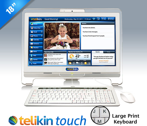 Touch model of Telikin Computer